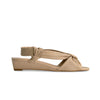 Winifred Demi-Wedge Sandal - Blush Glove Leather 