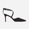 Yazmin Pointed-Toe Pump - Black Kid Suede