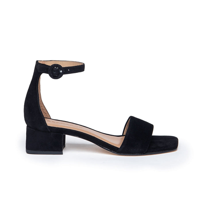 Jalena Low Heel Sandal