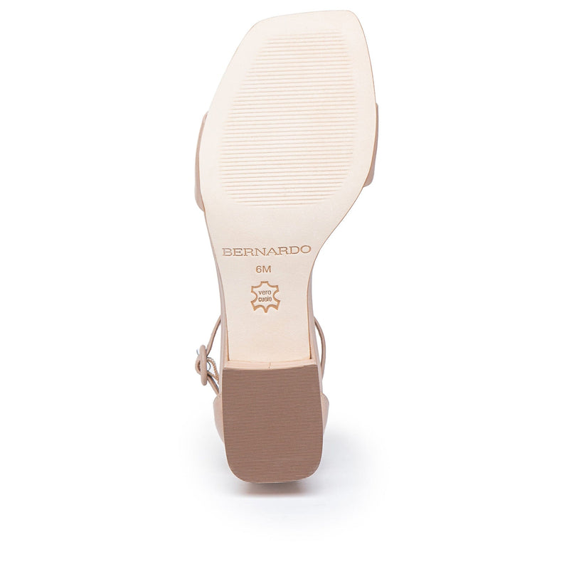 Jalena Low Heel Sandal