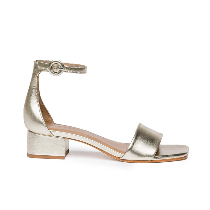 Jalena Low Heel Sandal