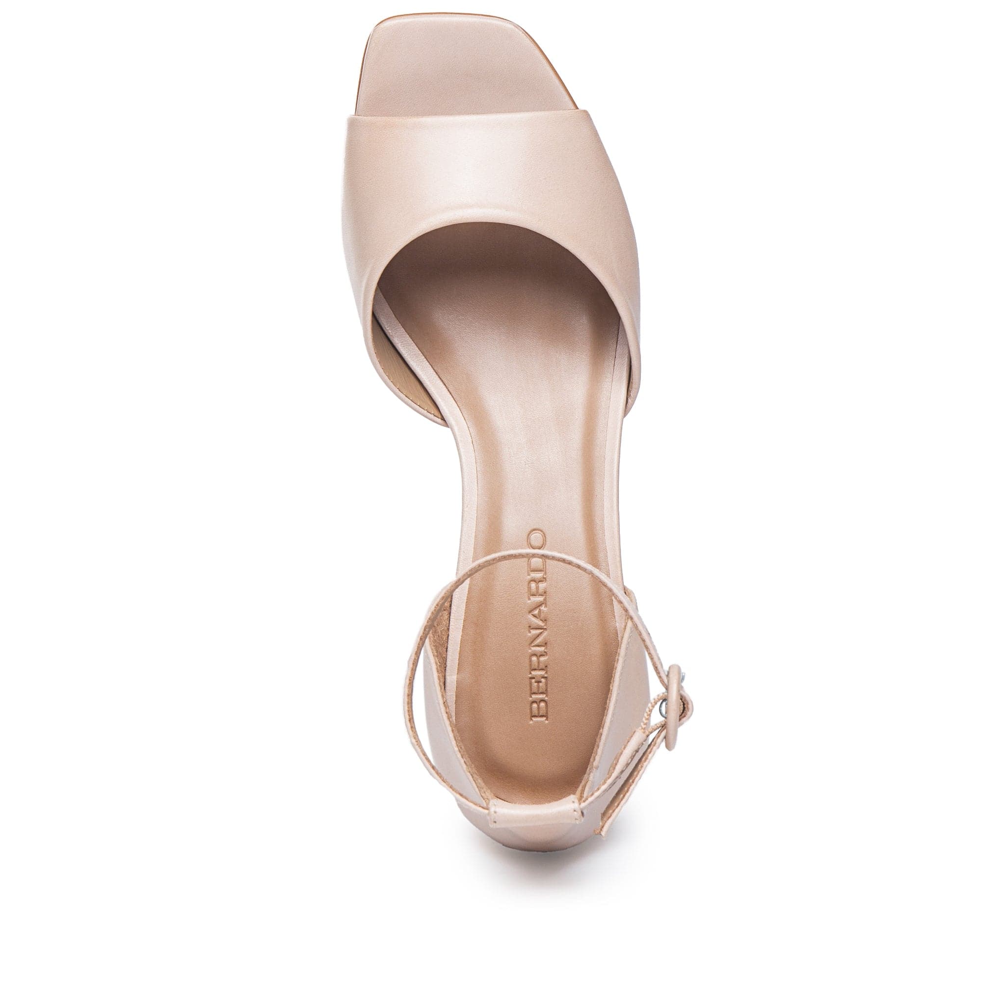Raleigh Sandal | Nude Heels For Women – Bernardo 1946